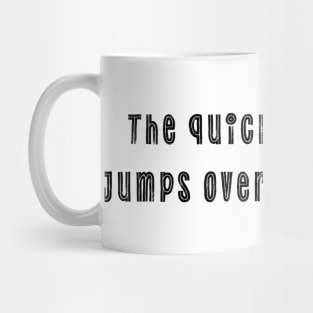 The Quick Brown Fox Mug